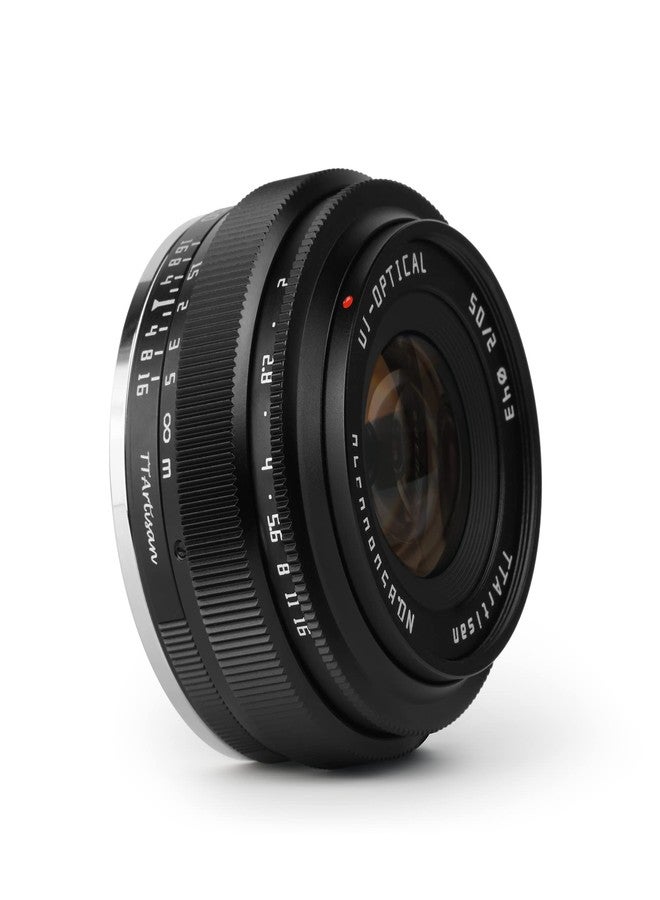 TTArtisan 50mm F2 Full Frame Camera Lens Large Aperture Manual Fixed Camera Lens for Sony E Mount Cameras A7 A7II A7III A7R A7RII A7RIII A7RIV A7S A7SII A7SIII A9 A6400 A6000 A6600 (Black) - Image 3